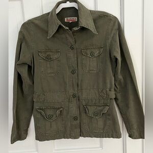 Mason’s Women’s Rites Military Army Utility Field Jacket Size Euro 40 US 4 Boho